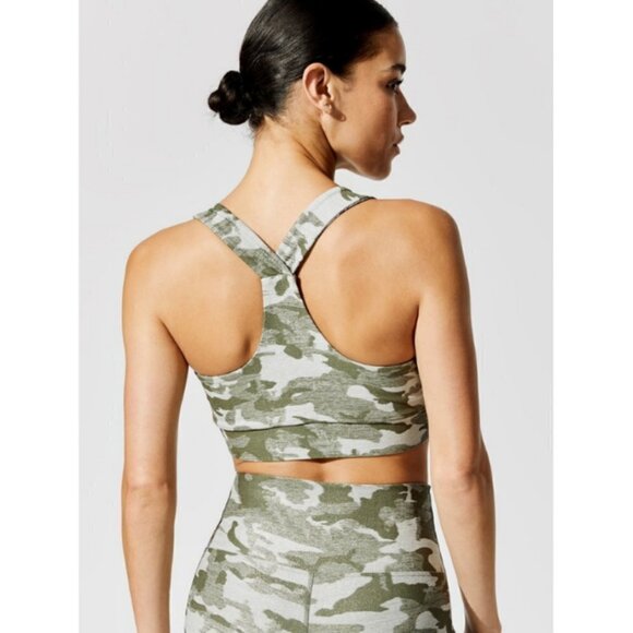 💕CARBON38💕 Camo Shine Bra ~ Gray/Black S NWT - Picture 3 of 10